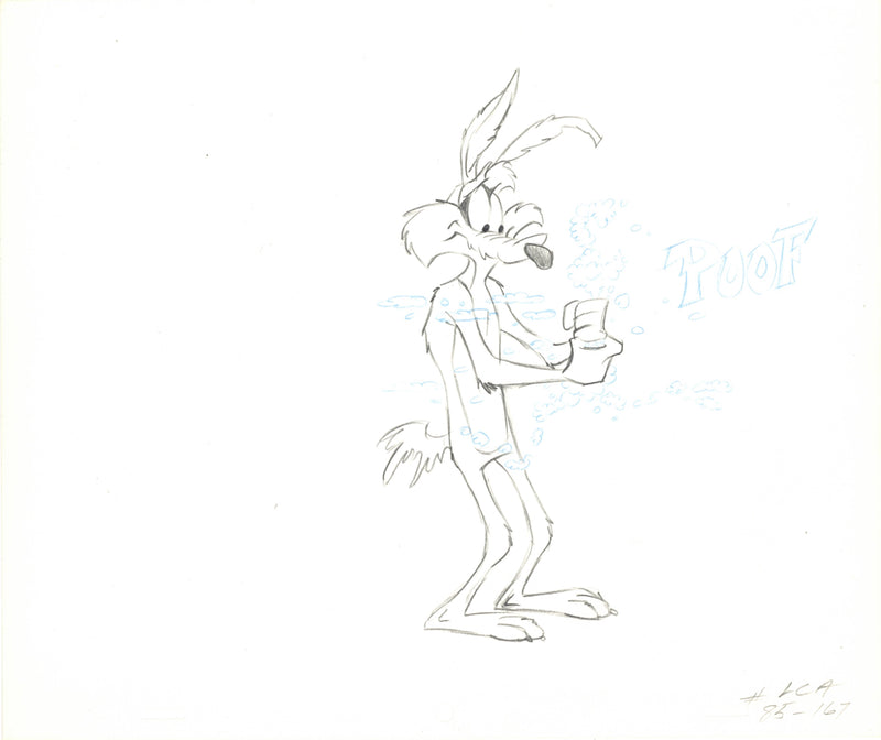 Road Runner and Wile E. Coyote Original Production Drawings