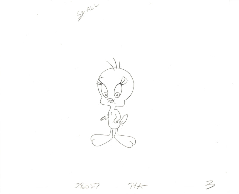 Original Production Drawing: Tweety Bird