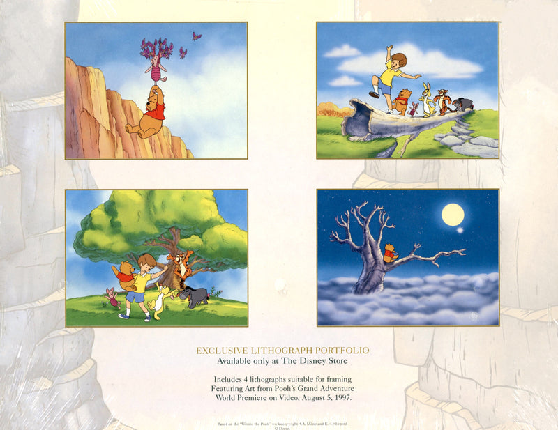 Winnie The Pooh Exclusive Lithograph Portflio