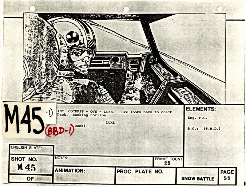 Star Wars: Episode V - The Empire Strikes Back: Mini VFX Storyboard