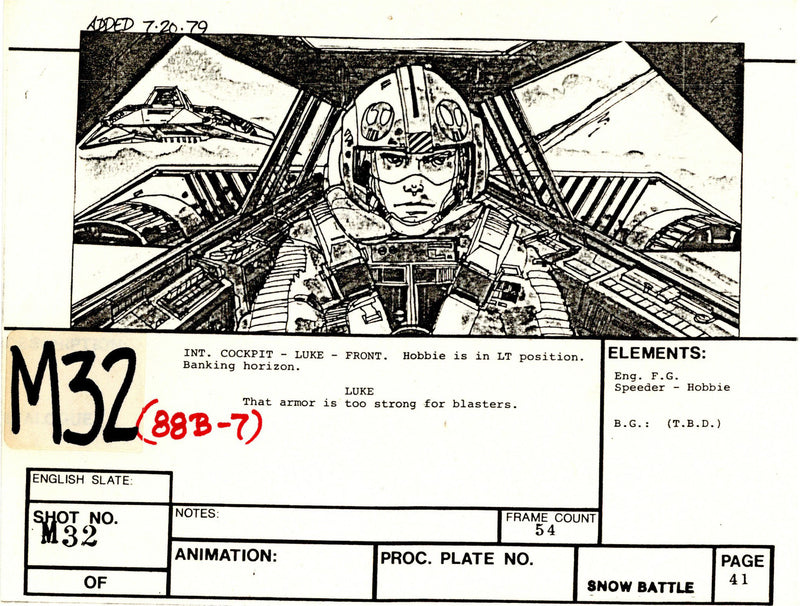 Star Wars: Episode V - The Empire Strikes Back: Mini VFX Storyboard