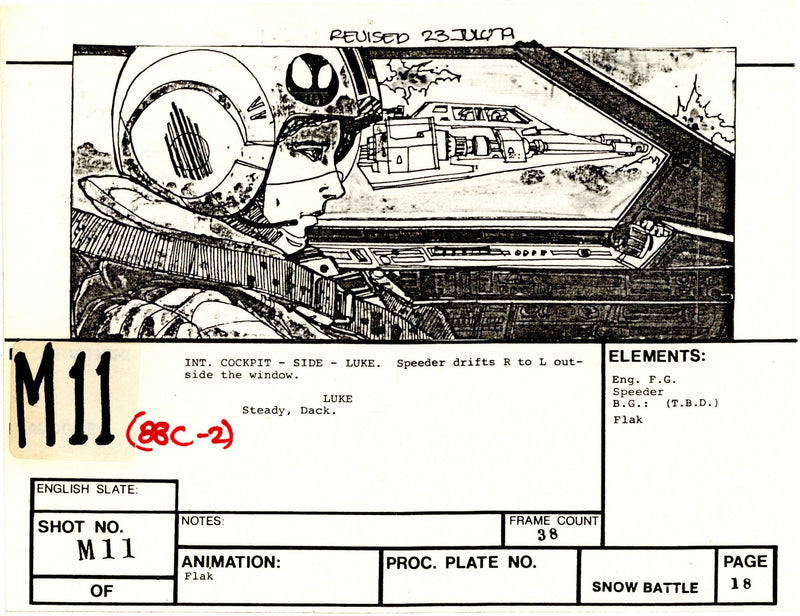 Star Wars: Episode V - The Empire Strikes Back: Mini VFX Storyboard