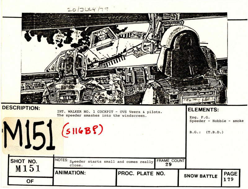 Star Wars: Episode V - The Empire Strikes Back: Mini VFX Storyboard