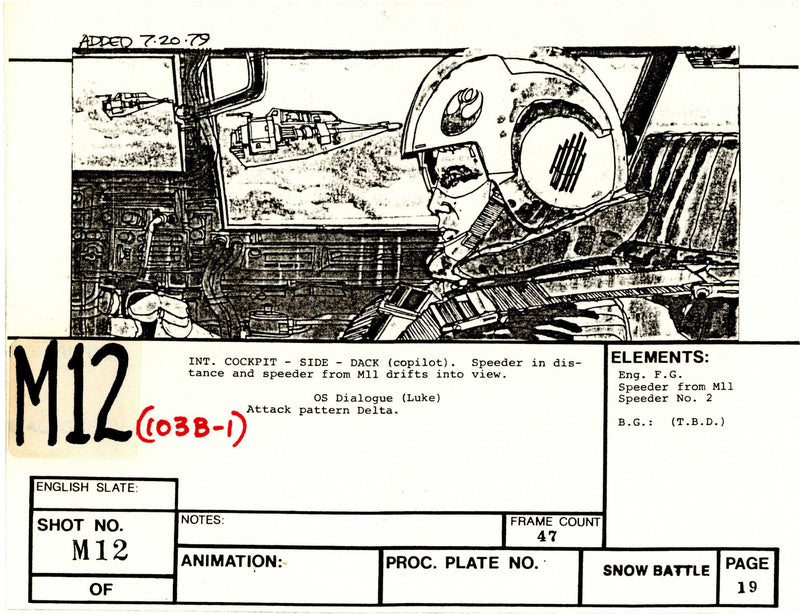 Star Wars: Episode V - The Empire Strikes Back: Mini VFX Storyboard