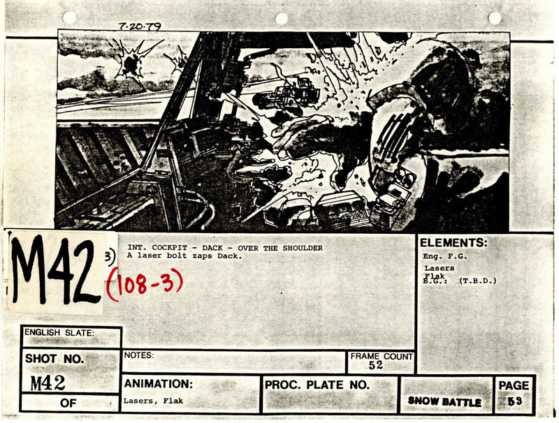 Star Wars: Episode V - The Empire Strikes Back: Mini VFX Storyboard