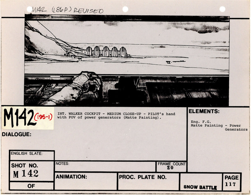 Star Wars: Episode V - The Empire Strikes Back: VFX Storyboard