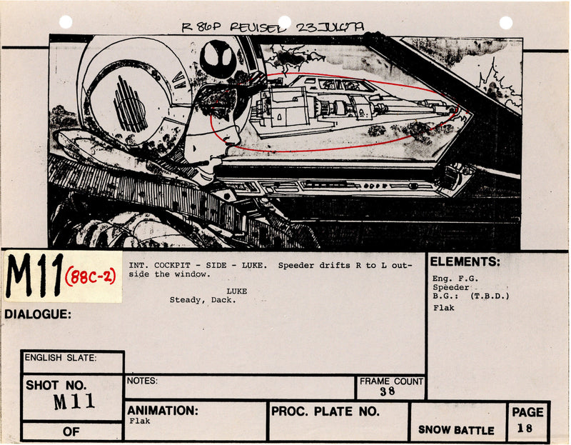 Star Wars: Episode V - The Empire Strikes Back: VFX Storyboard