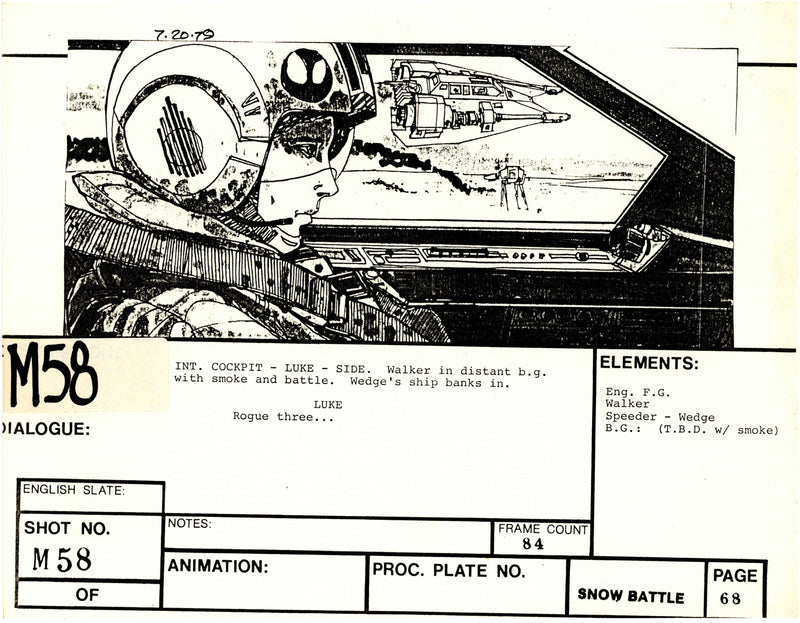 Star Wars: Episode V - The Empire Strikes Back: VFX Storyboard