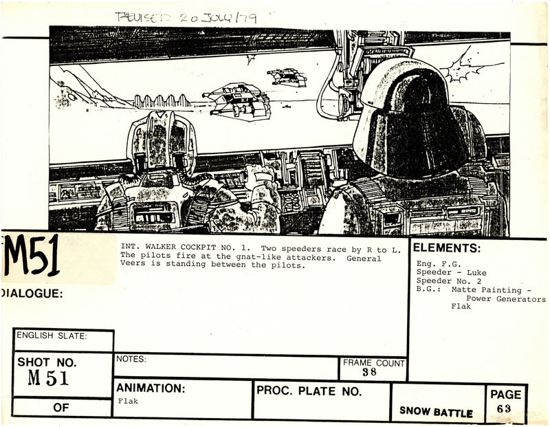 Star Wars: Episode V - The Empire Strikes Back: VFX Storyboard