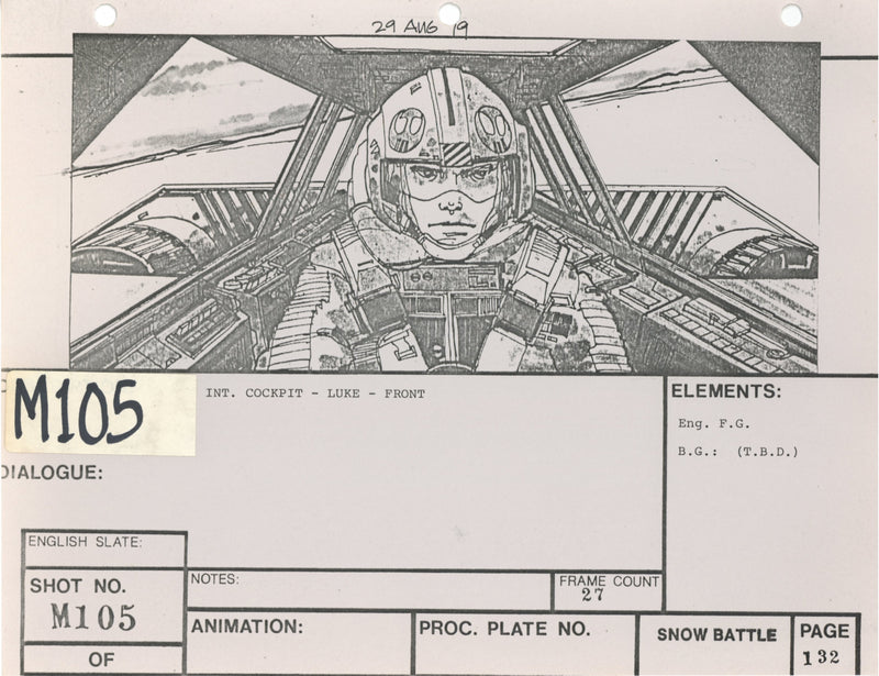 Star Wars: Episode V - The Empire Strikes Back: VFX Storyboard