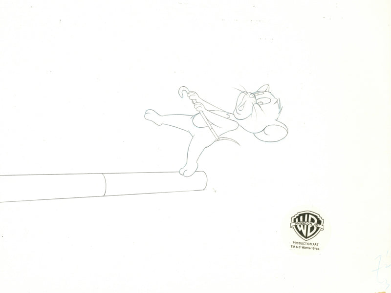 Tom And Jerry The Movie Original Production Cel with Matching Drawing: Jerry