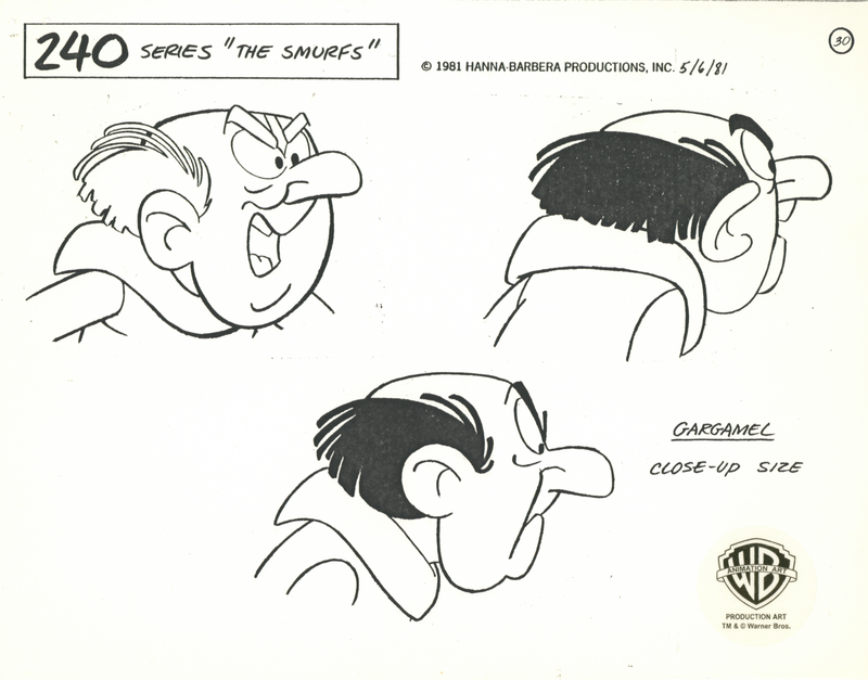 The Smurfs Original Stat Model Sheet