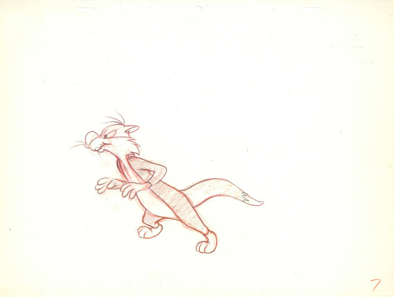 Sylvester Vintage Production Drawing