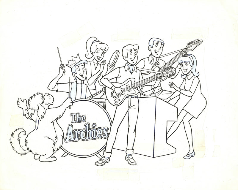 The Archie Show Original Concept Design for Limited Edition Cel