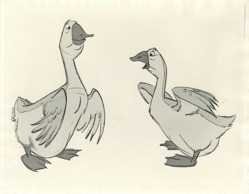 The Aristocats Original Stat Model Print: Geese Designs