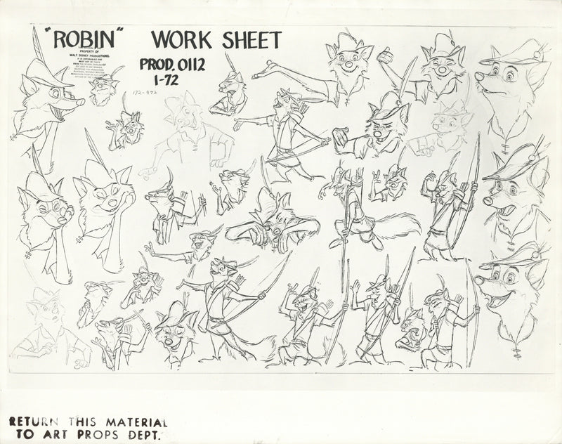 Robin Hood Original Stat Model Sheet: Robin Hood