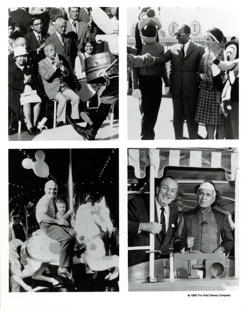 Disney Publicity Photo (1989): World Leaders at Disneyland