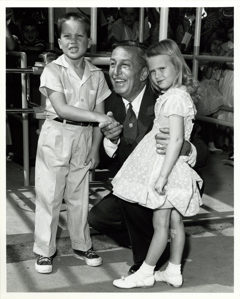 Disney Publicity Photo (1980s): First Disneyland Visitors