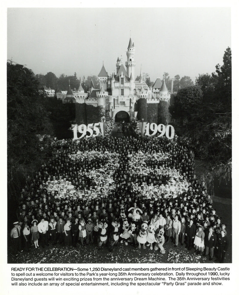 Disney Publicity Photo (1990): Disneyland 35th Anniversary Celebration