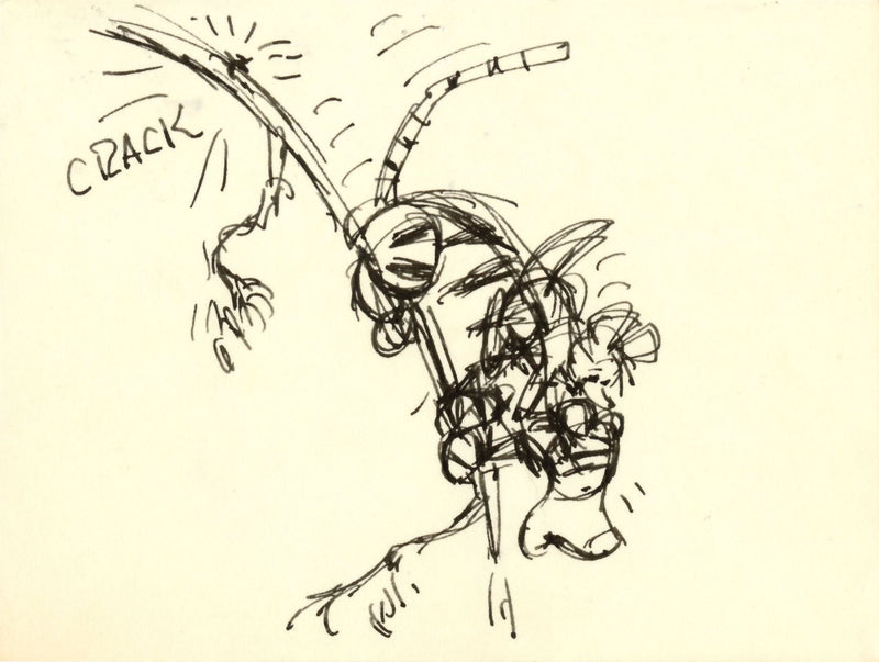 Winnie the Pooh and Tigger Too Original Storyboard with Dialogue Tag: Tigger, Roo