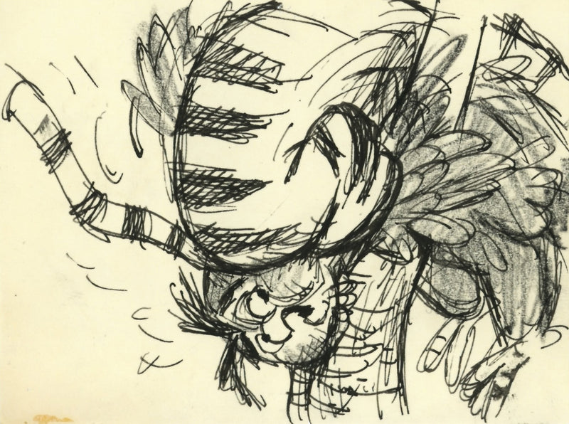 Winnie the Pooh and Tigger Too Original Storyboards (Set of 2): Tigger, Owl