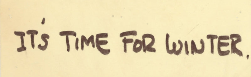 Winnie the Pooh and Tigger Too Original Storyboard with Dialogue Tag: Pooh
