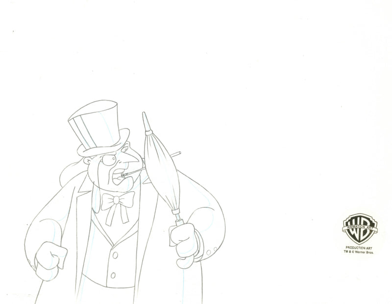 Batman The Animated Series Original Production Drawing: Penguin