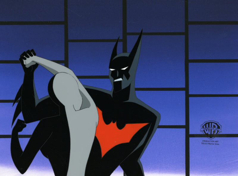 Batman Beyond Original Production Cel with Matching Drawing: Batman, Ten
