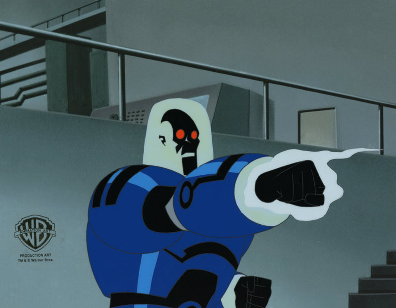 Batman Beyond Original Production Cel with Matching Drawing: Mr. Freeze