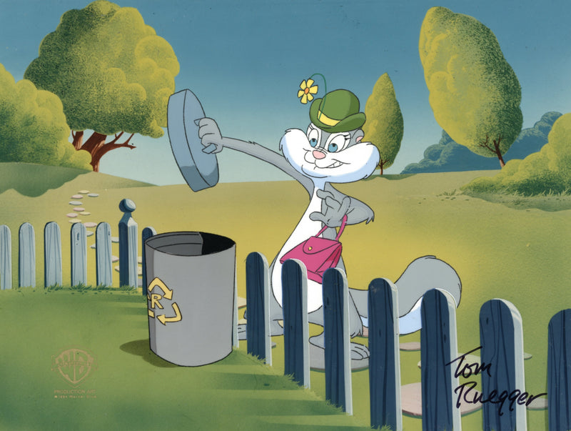 Animaniacs Original Production Cel Signed by Tom Ruegger: Slappy