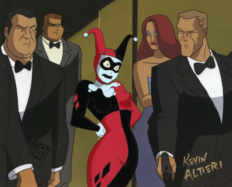 Batman The Animated Series Original Production Cel Signed by Kevin Altieri: Harley