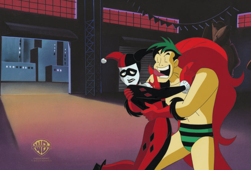 The New Batman Adventures Original Production Cel: Harley, Creeper