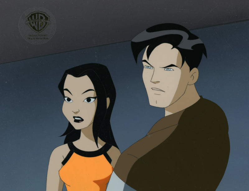 Batman Beyond Original Production Cel on Original Background: Dana, Terry