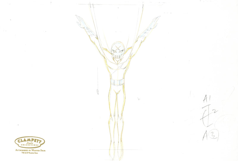 Teen Titans Original Production Drawing: Red X