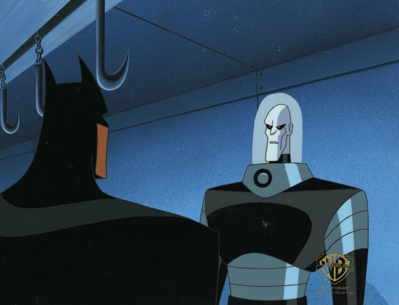 The New Batman Adventures Original Production Cel on Original Background: Batman, Mr. Freeze