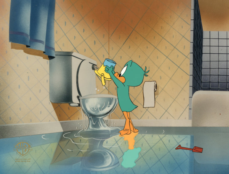 Tiny Toons Original Production Cel: Plucky Duck