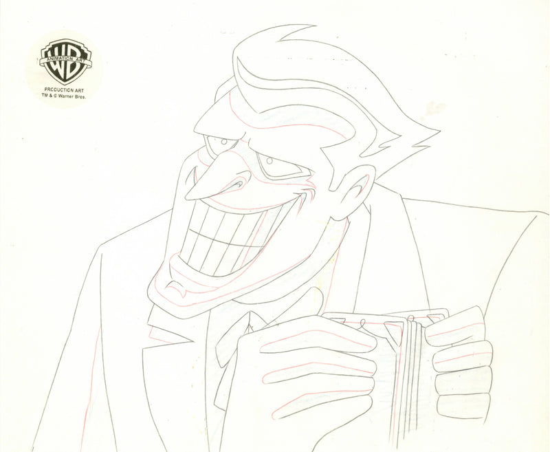 Batman The Animated Series Original Production Drawing: Joker