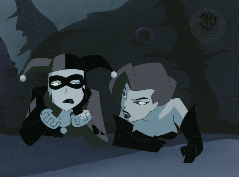 The New Batman Adventures Original Production Cel: Harley, Ivy