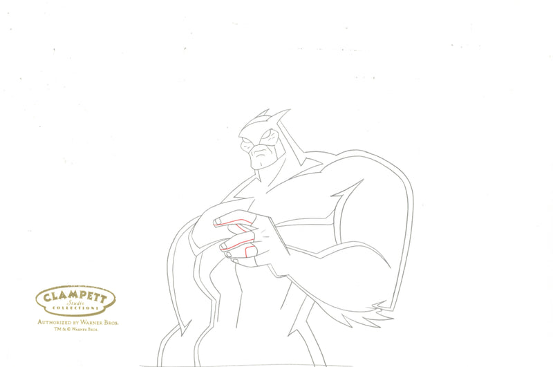 Justice League Unlimited Original Production Drawing: Wildcat