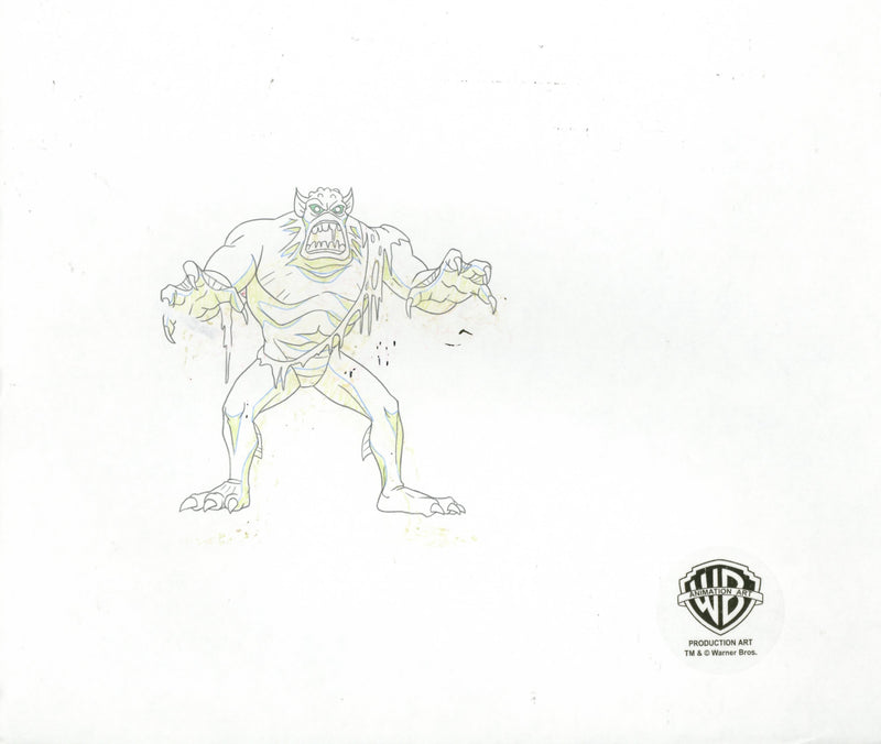 Scooby-Doo on Zombie Island Original Production Cel with Matching Drawings Signed by Bob Singer: Scooby, Shaggy, Monster