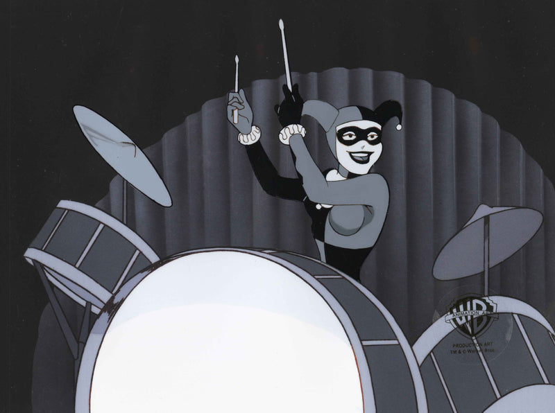 Batman The Animated Series Original Production Cel with Matching Drawing: Harley Quinn