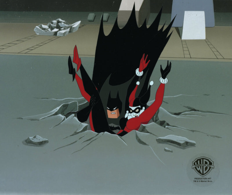 Superman The Animated Series Original Production Cel: Batman, Harley