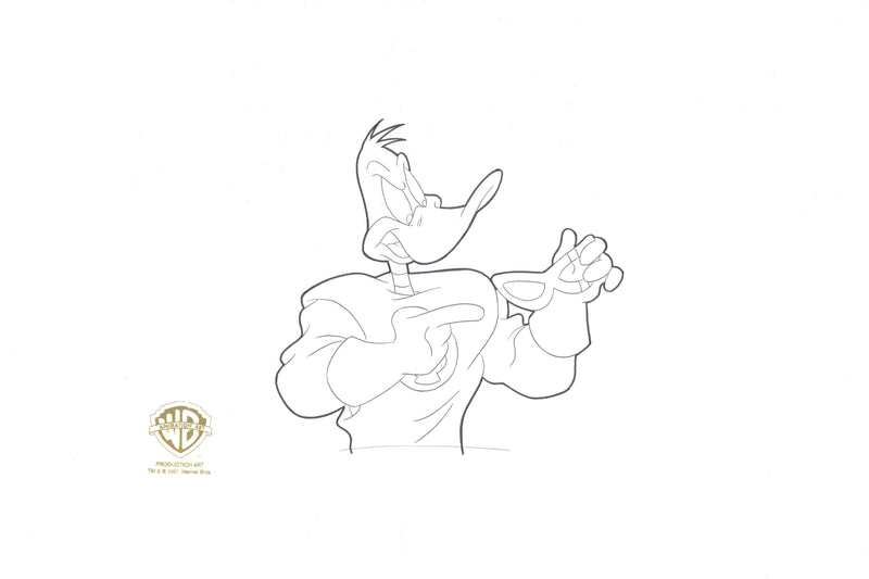 Duck Dodgers Original Production Drawing: Daffy Duck