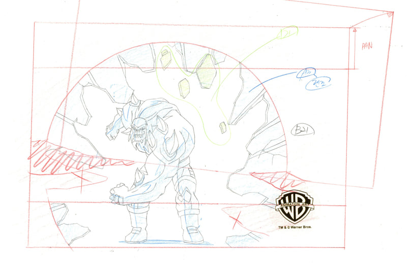 Superman: Doomsday Original Production Drawing: Doomsday