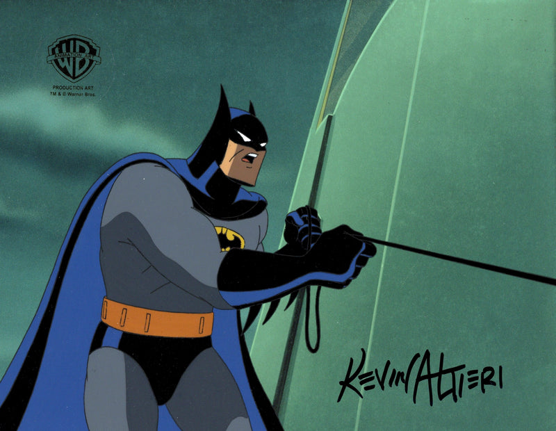 Batman The Animated Series Original Production Cel Signed By Kevin Altieri: Batman