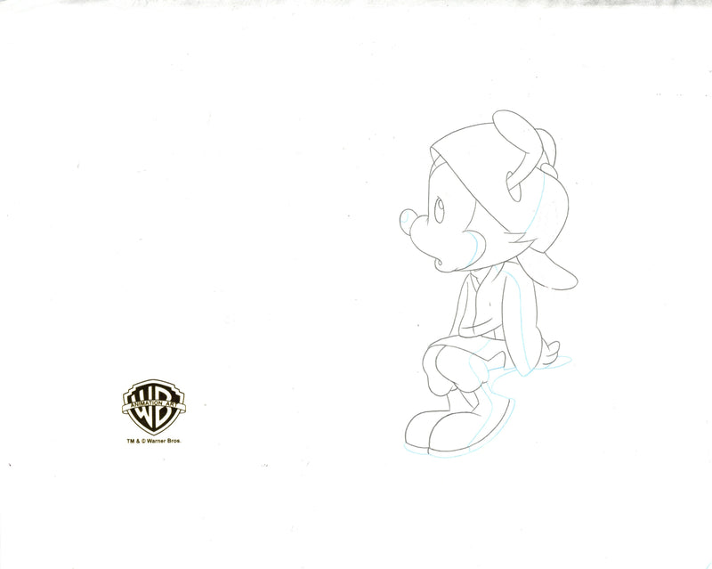 Pinky and the Brain Original Production Cel With Matching Drawing: Skippoda, Wak Skylicker