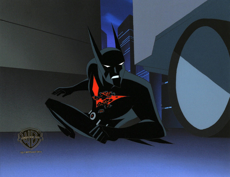 Batman Beyond Original Production Cel with Matching Drawing: Batman