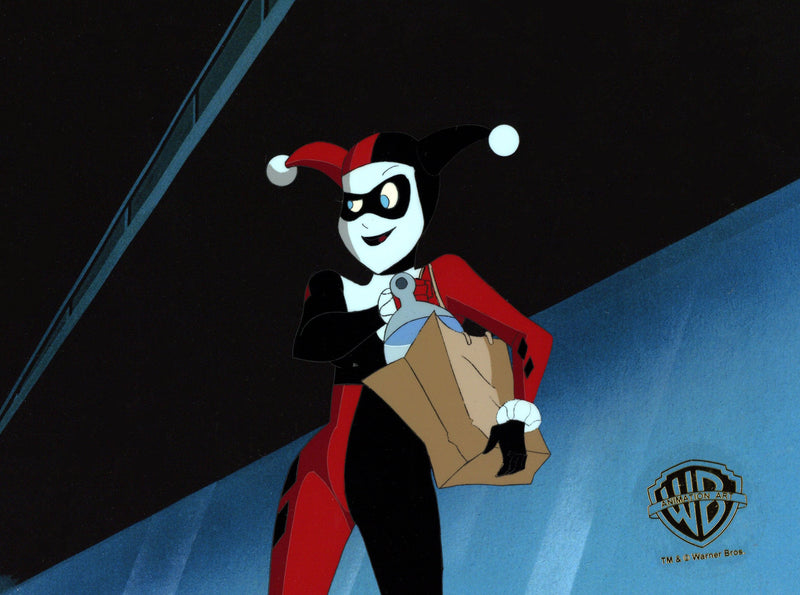 The New Batman Adventures Original Production Cel: Harley Quinn