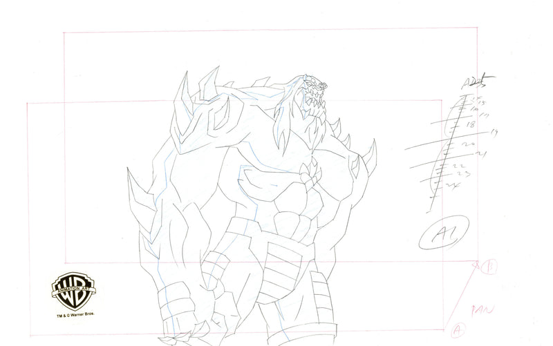 Superman: Doomsday Original Production Drawing: Doomsday