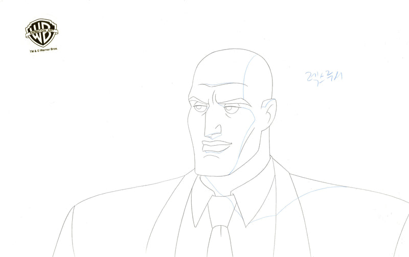 Justice League Unlimited Original Production Drawing: Lex Luthor